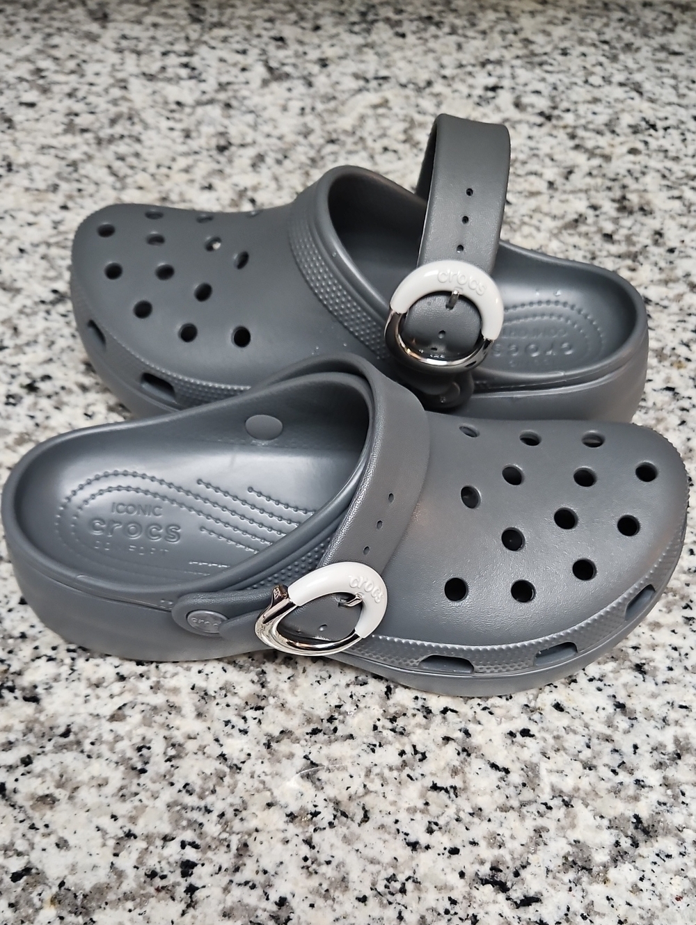 CROCS PLATFORM CLOG W BUCKLE, W 10